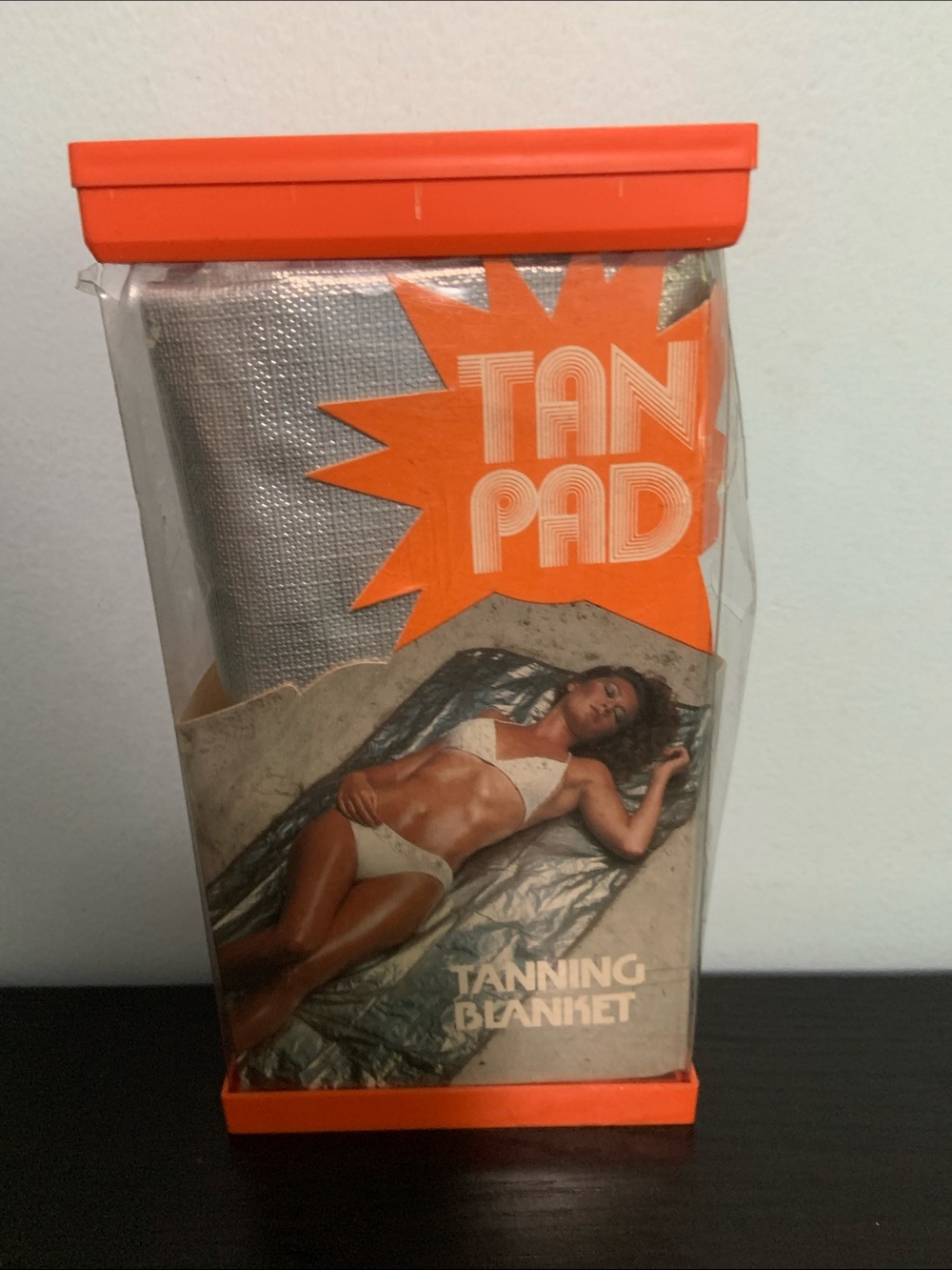 Vintage 1978 Tanning Blanket. 36 by 76 inches. Unused in Original Packaging